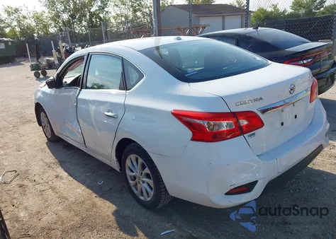 2019 Nissan Sentra Sv z USA, uszkodzony, nr VIN 3N1AB7AP2KY422365